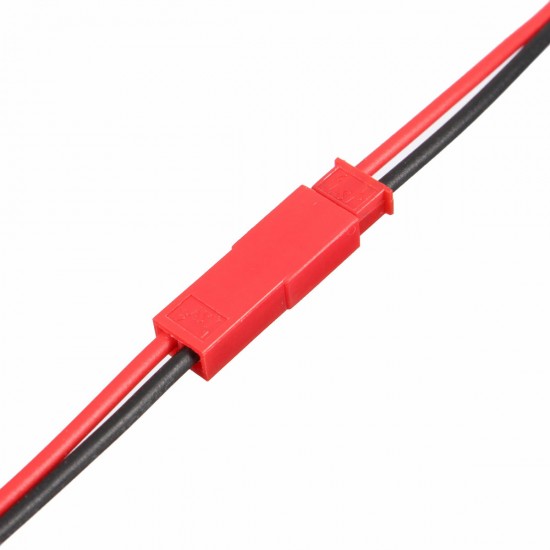 10 Pairs 2 Pins JST Male & Female Connectors Plug Cable Wire Line 110mm Red