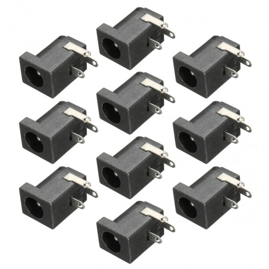 JS01 10pcs 5.5 x 2.1mm DC Power Supply Female Jack Socket