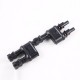 MC4T-A1 Solar PV MC4 Branch Connectors Solar Panel T/Y Branch Cable Splitter Coupler MFF FMM