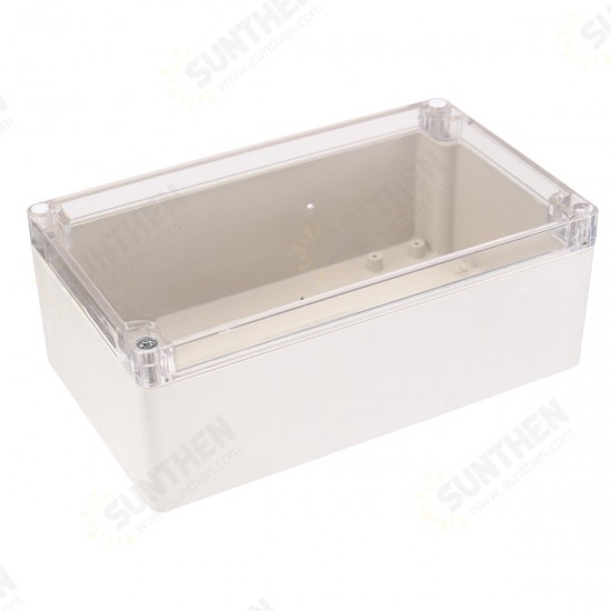 Plastic Waterproof Electronic Project Box Clear Cover Electronic Project Case 200*120*75mm