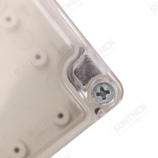 Plastic Waterproof Electronic Project Box Clear Cover Electronic Project Case 200*120*75mm