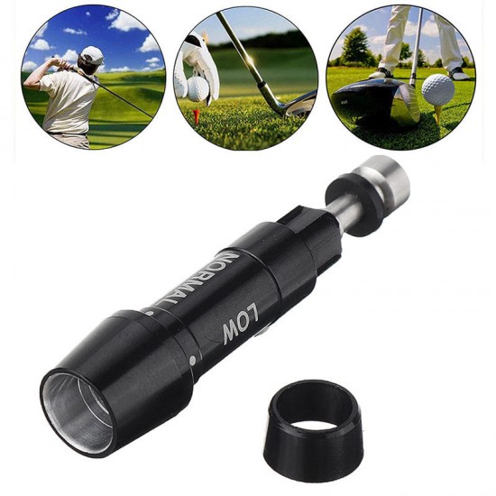 Sleeve Black 0.335 Caliber Golf Sleeve Club Cover Connector Adapter with Rubber Sleeve