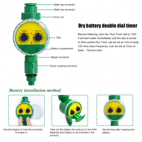 Automatic Electronic Water Timer Tap Irrigation Plant Watering Tool Controller