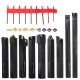 9pcs 12mm Shank Lathe Boring Bar Turning Tool Holder Set With Carbide Inserts