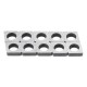 10pcs Carbide Shim Accessories Cutter Pad MC0903/MC1204/MC1604/MC1904 for CNC Lathe Tools