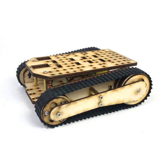 SN8600 DIY Wooden Tank Assembled Robot Kit