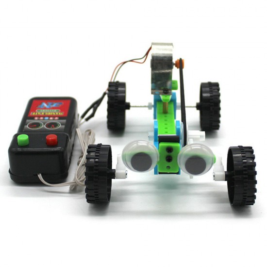 Wire-controlled Small DIY Machine Science Electric Robot Wired Toy