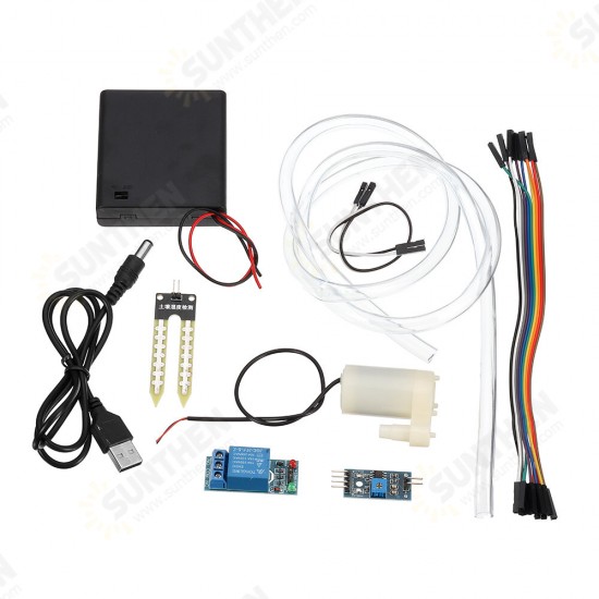 DIY Automatic Irrigation Module Kit Soil Moisture Detection Automatic Watering Pumping