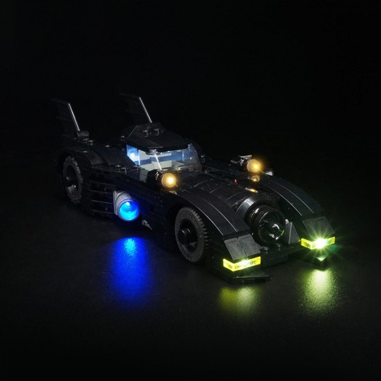 DIY LED Light Lighting Kit ONLY For LEGO 40433 1989 BatMobile Mini Version Car Brick