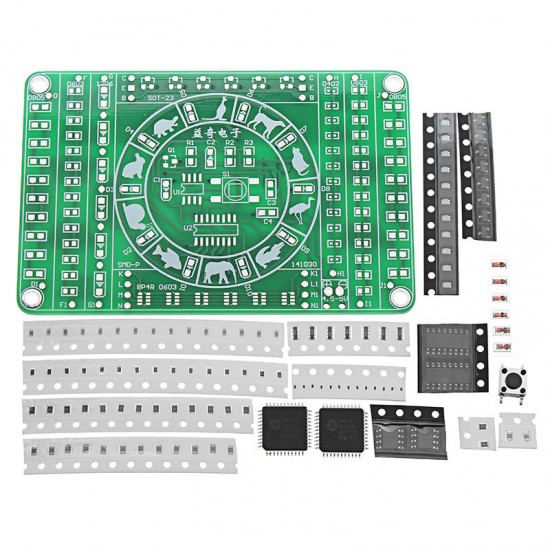 SMD Component Soldering Practice Board DIY Electronic Production Module Kit