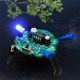 Photosensitive Mobile Robot DIY Kit Bulk Tail Breathing Lamp Interesting Electronic Training Kit