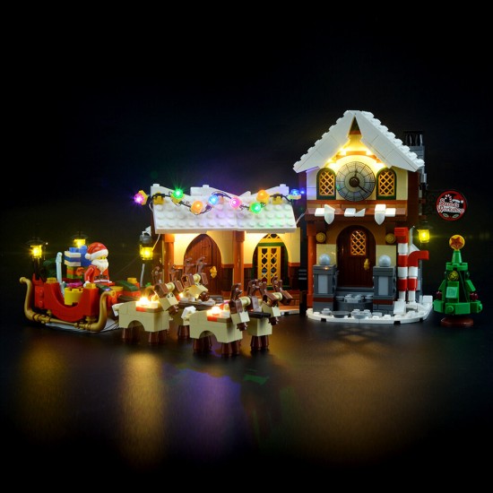 DIY LED Lighting Light Kit for Lego 10245 Christmas Series Building Blocks Lighting Accessories