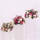 38cm Silk Rose Peony Artificial Flower T Station Stand Backdrop Wedding Decor Supplies