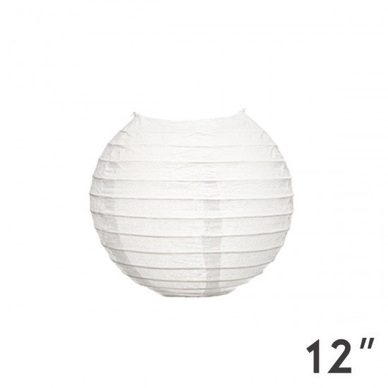 3PCS White Round Paper Lanterns Chinese Hanging Decorations Decorative Lanterns for Wedding Party Decorations