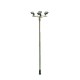 5Pcs 1:87/1:100 Model Garden Lamps 3V 1W Lamppost Landscape 4 Heads Light Model