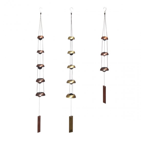 Antirust Copper Wind Chimes Outdoor Living Yard Tubes Bells Garden Decorations Metal WindChimes