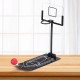 Basketball Game Toys Metal Desktop Decoration Foldable Shooting Rack Stress Relief Ornament Creative Office Home Table Decor Gift