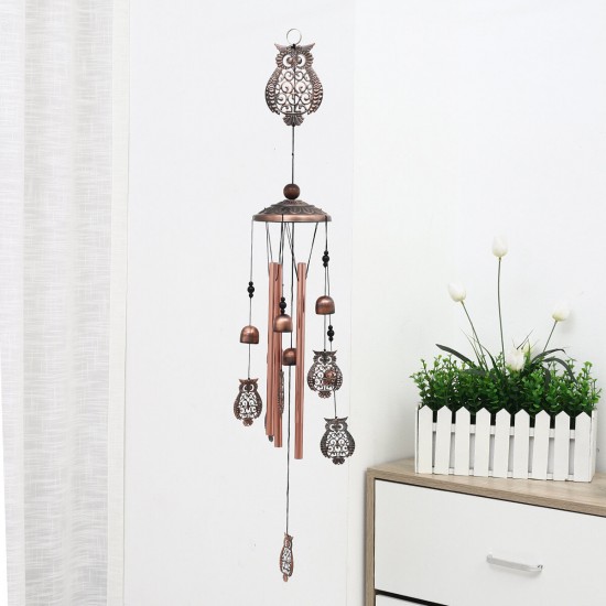 Brass Bell Wind Chime Ornaments European And American Garden Home Decoration