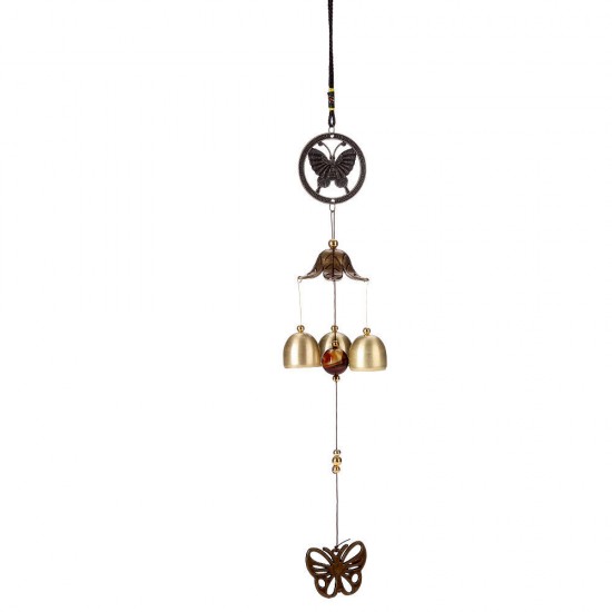 Creative Metal Butterfly Decor Wind Chimes Church Outdoor Bells Hanging Garden Decorations