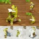 Cute Frog Statue Figurine Home Office Desk Ornament Garden Bonsai Decor Gift