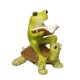 Cute Frog Statue Figurine Home Office Desk Ornament Garden Bonsai Decor Gift