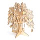 DIY Wedding Book Tree Marriage Guest Book Wooden Tree Hearts Pendant Drop Ornaments Decorations