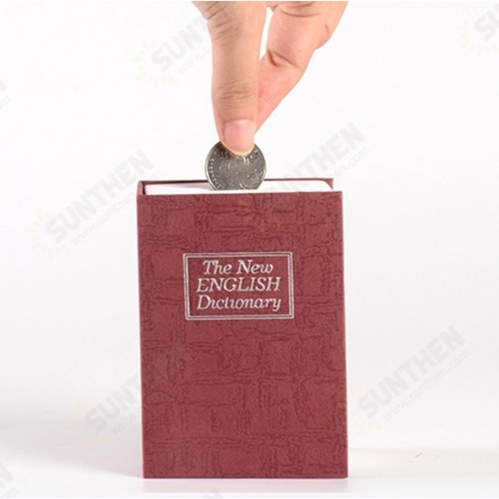 Dictionary Security Safe Box Hidden Security Key Lock Book Cash Jewellery