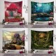 Fairy Forest Hanging Wall Tapestry Bohemian Hippie Throw Bedspread Home Decorations