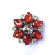 Flower Rhinestone Clip Shoes Accessories For Women Shoes High Heel Crystal Charming Clip For Dress Hat Shoe Decorations