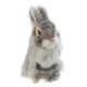 Gray/Yellow/Brown/White Rabbits Handmade Easter Bunnies Home Decorations Desktop Ornament