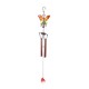 Metal Butterfly Wind Chime Glass Painted Ornaments Wind Chimes Pendants