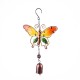 Metal Butterfly Wind Chime Glass Painted Ornaments Wind Chimes Pendants