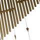 Outdoor Wind Chimes Melodic Tones Butterfly Harp Wind Chimes Handmade Wood for Home Garden Patio Decoration