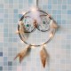 Owl Shape Luminous Dream Catcher Dreamcatchers Hanging Wall Living Room Ornament Decorations