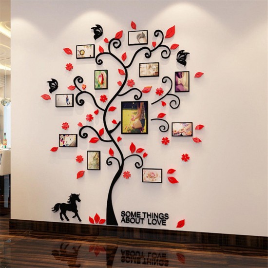 Removable Family Photo Frame Tree Sticker Living Room Wall Decals DIY Wall Decor