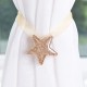 Shining Star Shaped Magnet Ribbon Curtain Tie Concise Style Curtain Buckle