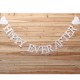 Vintage Wedding Bunting Banner Garland Bridal Party Photo Props Hanging Decor Wall Decorations