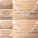 Vintage Wedding Bunting Banner Garland Bridal Party Photo Props Hanging Decor Wall Decorations