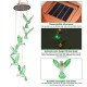 Wind Chime Solar Hummingbird Wind Chimes Outdoor/Indoor Light Color Changing LED Solar Wind Chime Gift for Mom & Grandma for Decor Yard Decorations