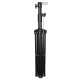 1.56m Height Adjustable Cosmetology Tripod Wig Stand Holder for Doll Head Hairdressing Training