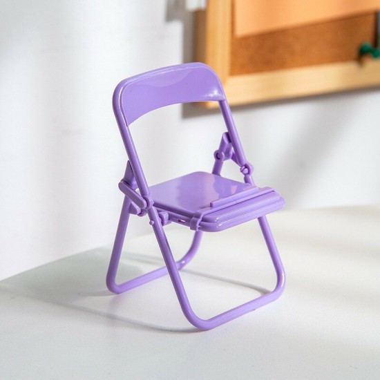 [5 Pcs] Desk Chair Design Desktop Holder Portable Smartphone Bracket For iPhone 13 Pro Max For Samsung Galaxy Z Fllp3 5G For Xiaomi 12