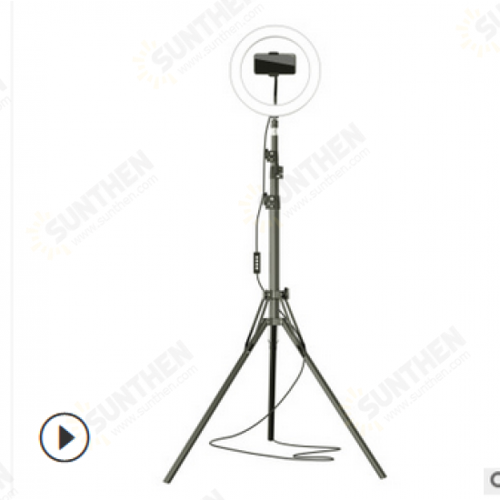 8inch Live Stream Makeup Selfie LED Ring Light With Tripod Stand Bluetooth Remote Control Cell Phone Holder