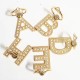 1pc Luxury Glitter Diamond Metal Letter Universal Multi-function 360 Rotation Smartphone Stand Finger Ring Phone Holder Car Bracket Stand