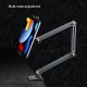 360° Rotation Long Arm Phone/Tablet Holder Three Shaft Multi Angle Adjustable Foldable Aluminum Alloy Bed Holder Online Learning LiveStream Stand