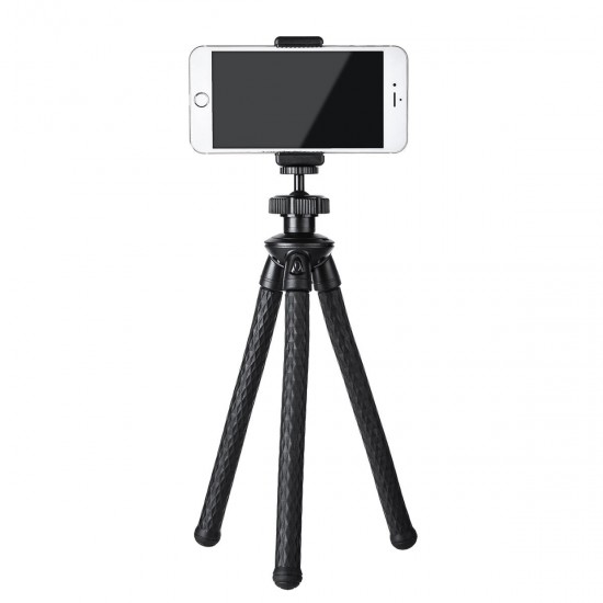 360° Rotating Universal Flexible Protable Travel Octopus Live Broadcasting Selfie Photographing Tripod Bracket Mount Holder Stand for Cellphone Camera