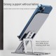 Foldable Desktop Phone/Tablet Holder Aluminum Alloy Online Learning Live Streaming Adjustable Desktop Stand For iPad Pro 2021 2020 Universal Phone