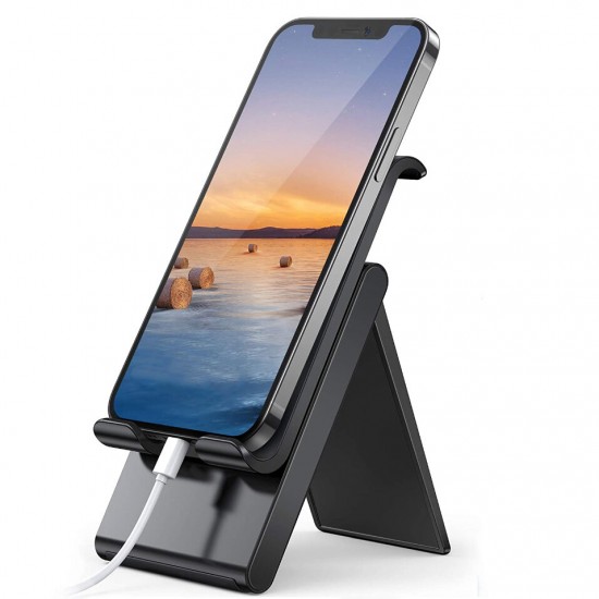 Foldable Portable Height Adjustable Mobile Phone/ Tablet Holder Stand Desktop Bracket for 4-11 inch Devices for iPhone 13 POCO X3 PRO