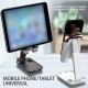 Folding Stretchable Phone/ Tablet Holder Stand Desktop Bracket for iPad Pro POCO F3 Devices below 4-13 inch