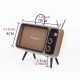 Mini Retro TV Pattern Desktop Cell Phone Stand Holder Lazy Bracket Compatible with Mobile Phone between 4.7 inch to 5.5 inch