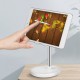 Portable 180 Degree Angle Adjustable Anti-slip Heat Dissipation Metal Desktop Stand Tablet Phone Holder Commodity Shelf for iPhone below 12.9 inch